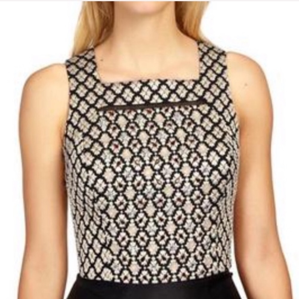 Phoebe Couture by Kay Unger Jeweled Top